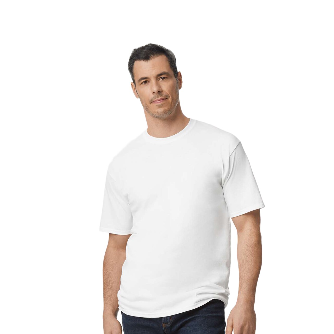 Gildan Men's Tall Ultra Cotton Heavyweight Short Sleeve T-Shirt For Custom Printing and Sustainable Workwear